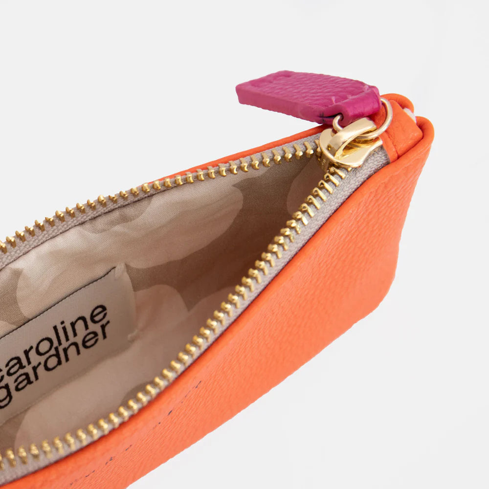 Orange 'Take Note' Pencil Case