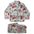 Red & Pink Rose Floral Ladies Pyjamas