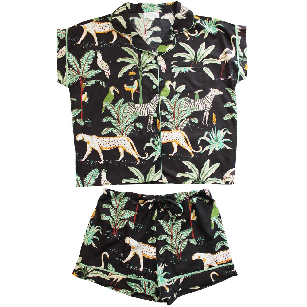 Safari At Night Pyjama Set -Short