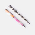 Looped Hearts/Multi Check Set of 2 Boxed Pens
