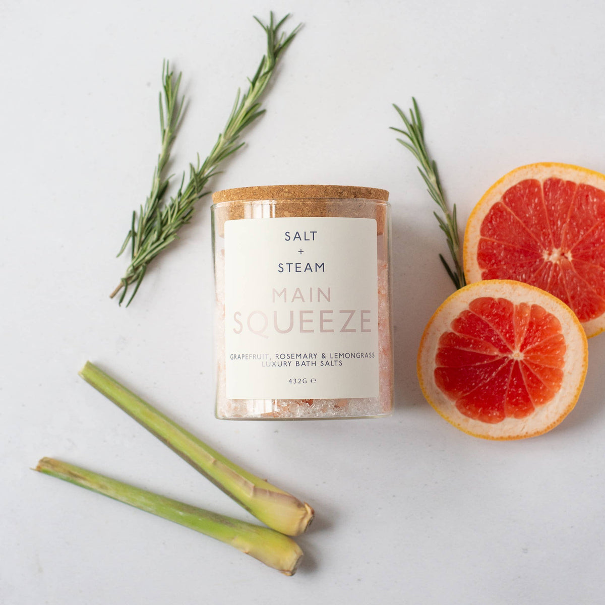 Main Squeeze - Grapefruit & Rosemary Bath Salts