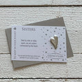 Sisters Carded Pocket Charm