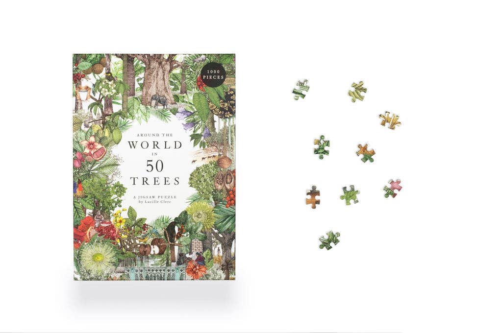 Around the World in 50 Trees by Jonathan Drori (Jigsaw)