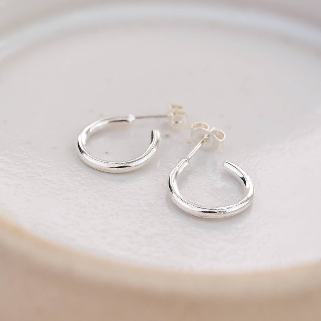 Sterling Silver Hoop Earrings - Mini