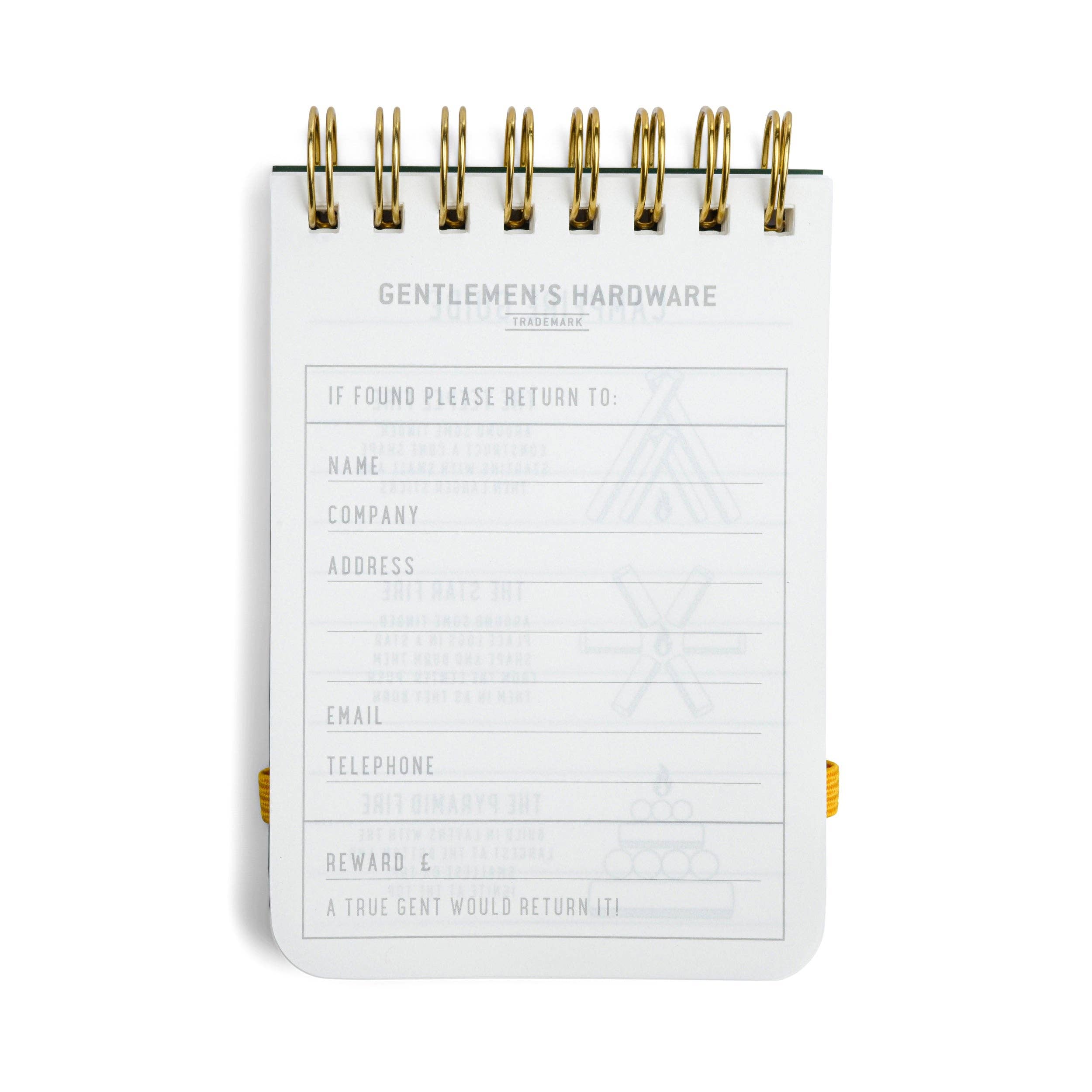 Pocket Waterproof Notebook