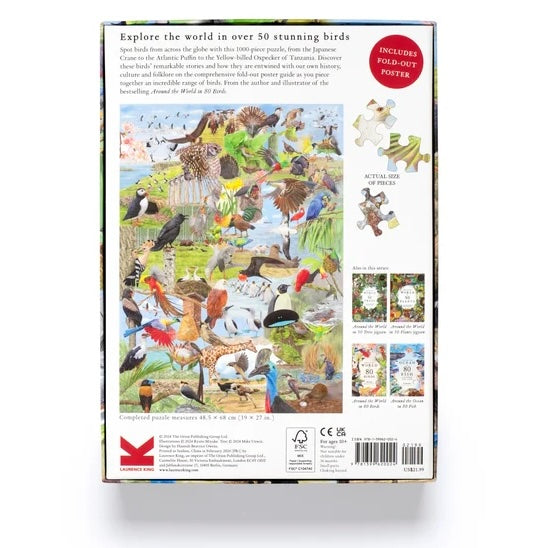 Around the World in 50 Birds - Jigsaw