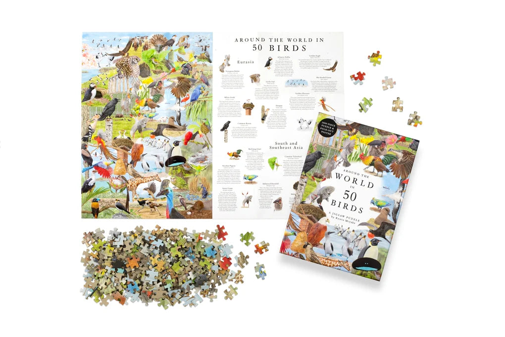 Around the World in 50 Birds - Jigsaw