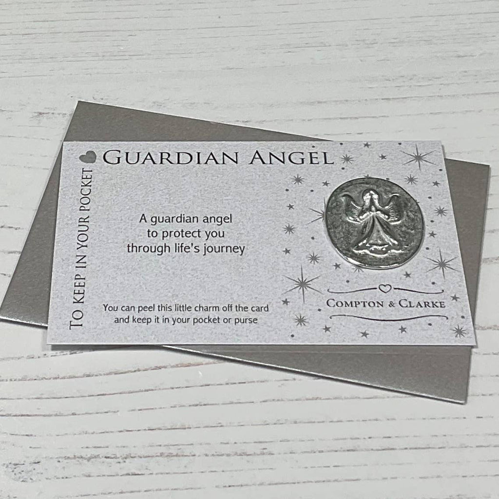Guardian Angel Carded Pocket Charm
