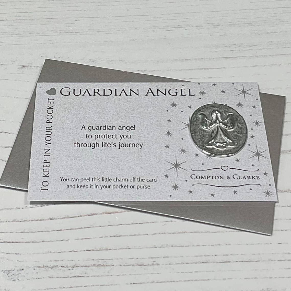 Guardian Angel Carded Pocket Charm