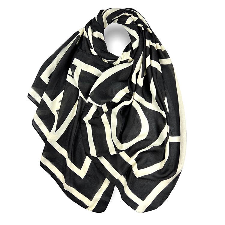 Geometric Print - Scarf
