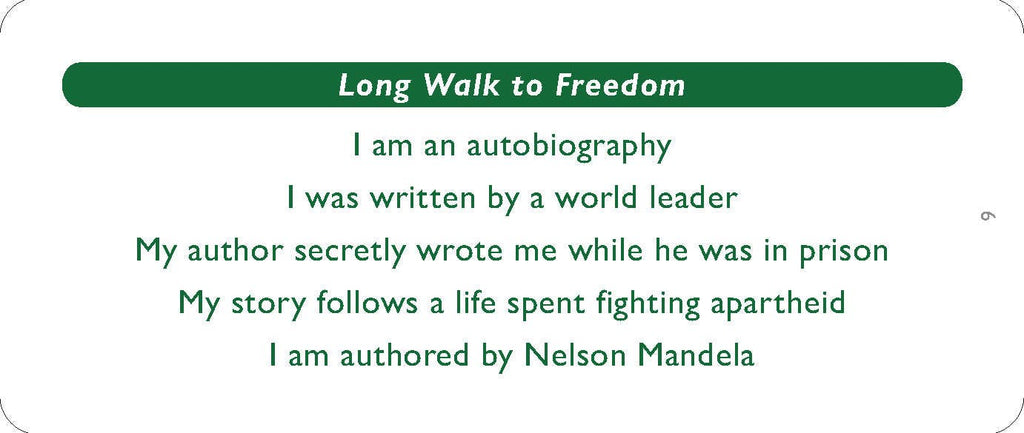 What Book Am I? - Guessing Game