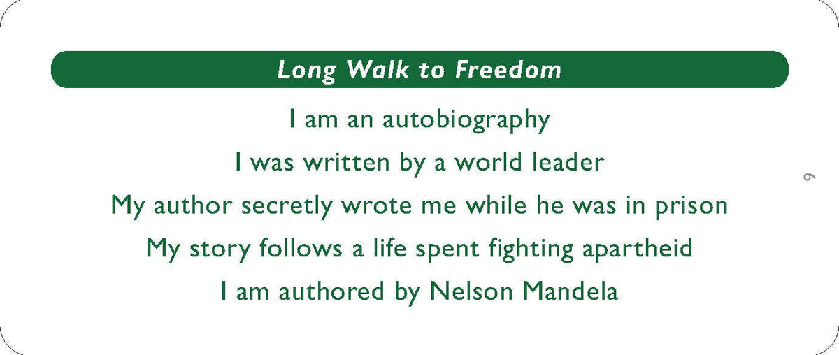 What Book Am I? - Guessing Game