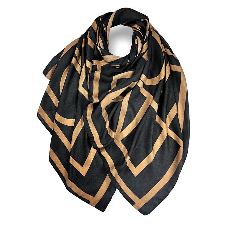 Geometric Print - Scarf