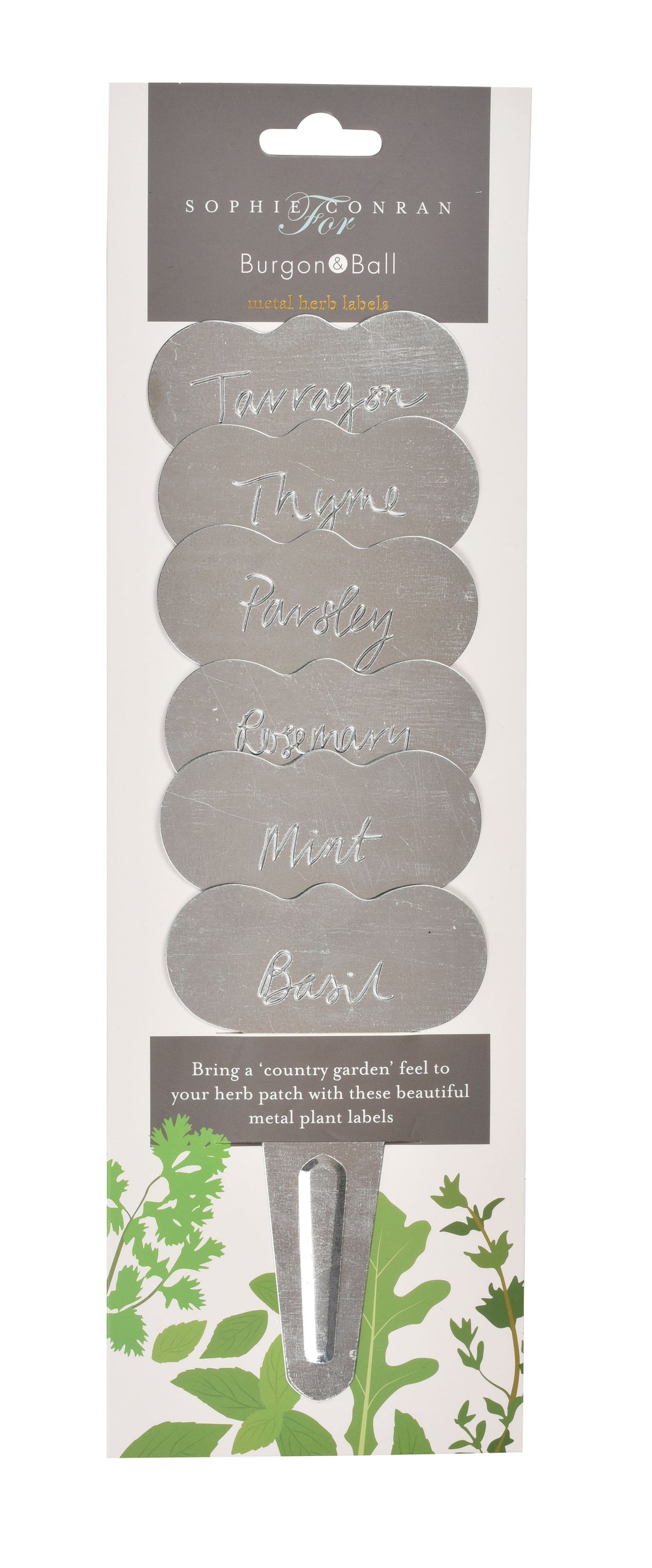SOPHIE CONRAN - METAL HERB LABELS