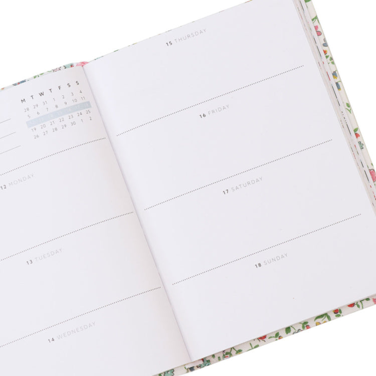 2027 Cath Kidston Star and Flowers Diary A6
