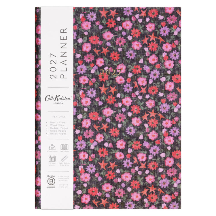 2027 Cath Kidston Star and Flowers Diary A6